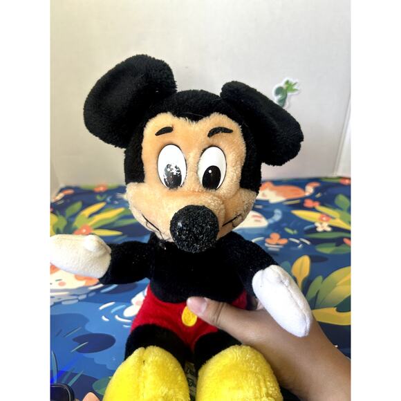 Vintage Disney Mickey Mouse Plush Stuffed Animal Toy Doll - Picture 11 of 12